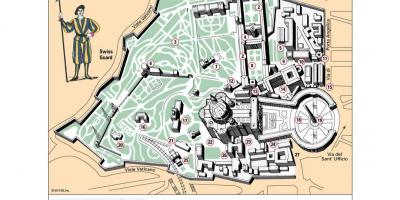 Bản đồ của Vatican phòng bảo tàng