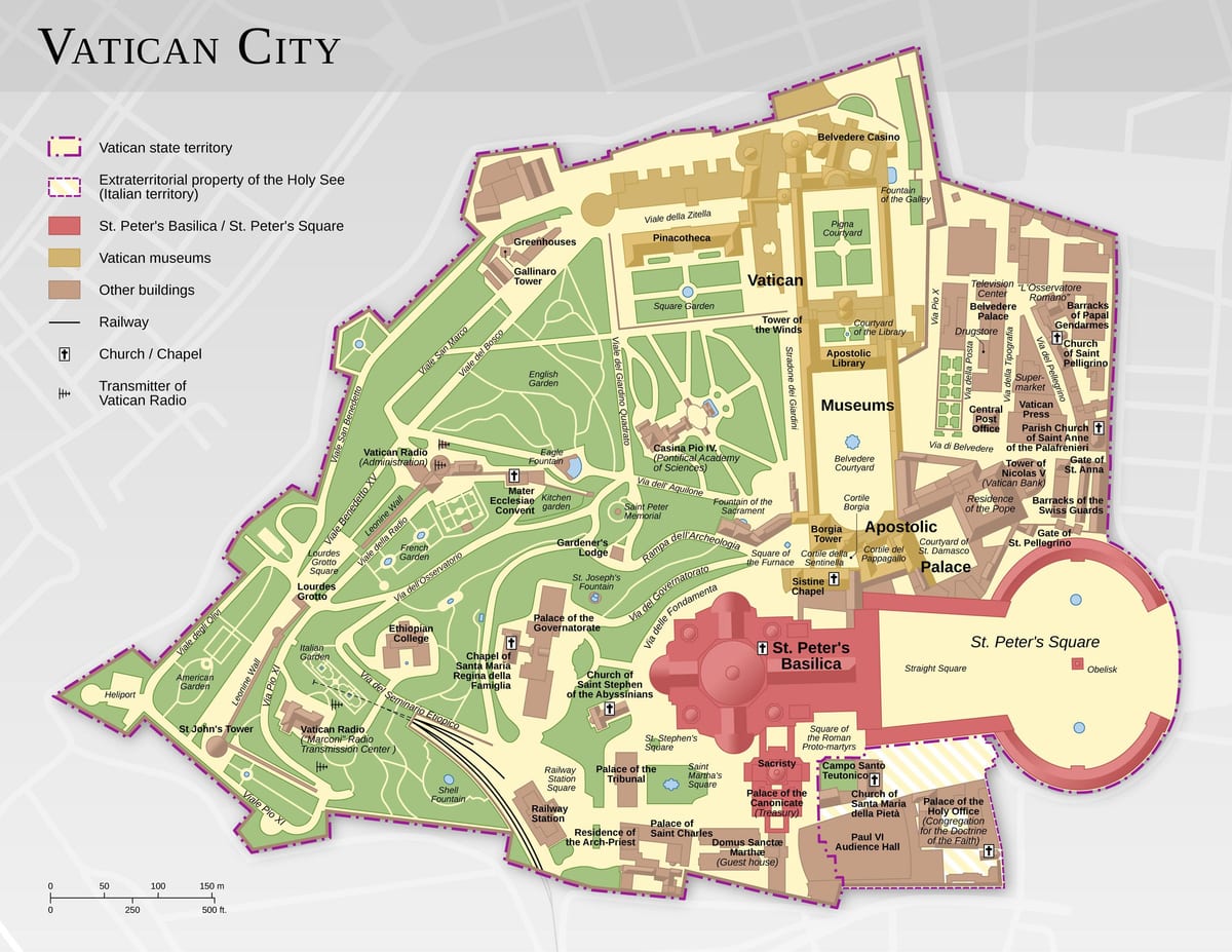 bản đồ của Vatican