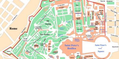 Thành phố Vatican bản đồ chính trị