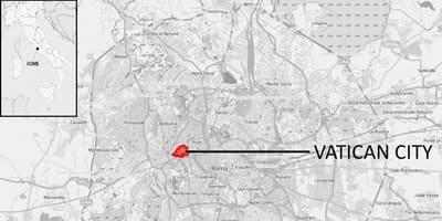 Bản đồ của Vatican rome